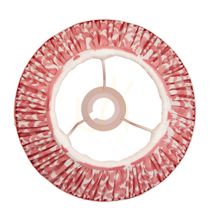 Lampenschirm Endon Ikat Korallenrosa Stoff E27 25 cm small 3