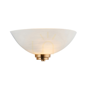 Wandleuchte Endon Welles Messing Glas Stahl E27 dimmbar 30 cm 0 Wandleuchte Endon Welles Messing Glas Stahl E27 dimmbar 30 cm small 0