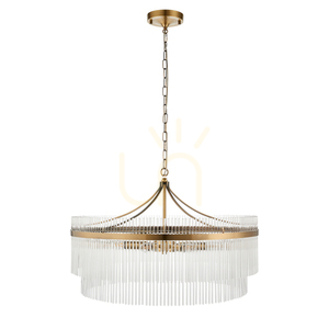 Pendelleuchte Endon Marietta Grand Messing 7-flammig E14 Ø70 cm small 1