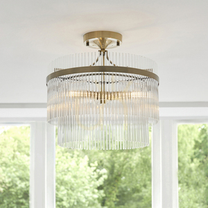 Deckenleuchte Endon Marietta Messing 3-flammig E14 Ø40 cm Stahl Glas 2 Deckenleuchte Endon Marietta Messing 3-flammig E14 Ø40 cm Stahl Glas small 2