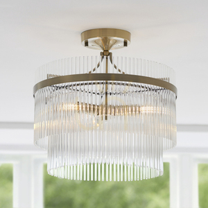 Deckenleuchte Endon Marietta Messing 3-flammig E14 Ø40 cm Stahl Glas 3 Deckenleuchte Endon Marietta Messing 3-flammig E14 Ø40 cm Stahl Glas small 3