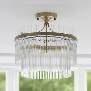 Deckenleuchte Endon Marietta Messing 3-flammig E14 Ø40 cm Stahl Glas 7 Deckenleuchte Endon Marietta Messing 3-flammig E14 Ø40 cm Stahl Glas small 7