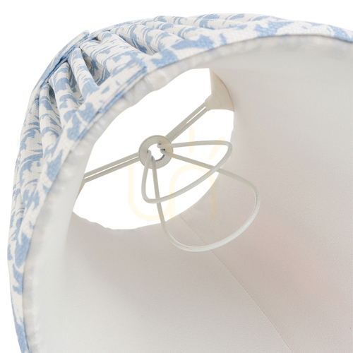 Prüfen Lampenschirm mit Clip Endon Leaf 112914 Blau Shell Bay Blue 16 cm