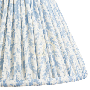 Endon Leaf Lampenschirm Shell Bay Blue aus Stoff, 30 cm, E27 2 Endon Leaf Lampenschirm Shell Bay Blue aus Stoff, 30 cm, E27 small 2