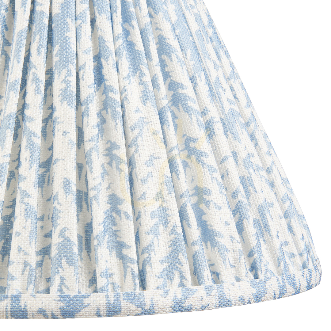 Vorschau Endon Leaf Lampenschirm Shell Bay Blue aus Stoff, 30 cm, E27 Endon Leaf Lampenschirm Shell Bay Blue aus Stoff, 30 cm, E27
