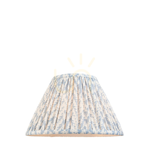 Endon Leaf Lampenschirm Shell Bay Blue aus Stoff, 30 cm, E27 0 Endon Leaf Lampenschirm Shell Bay Blue aus Stoff, 30 cm, E27 small 0