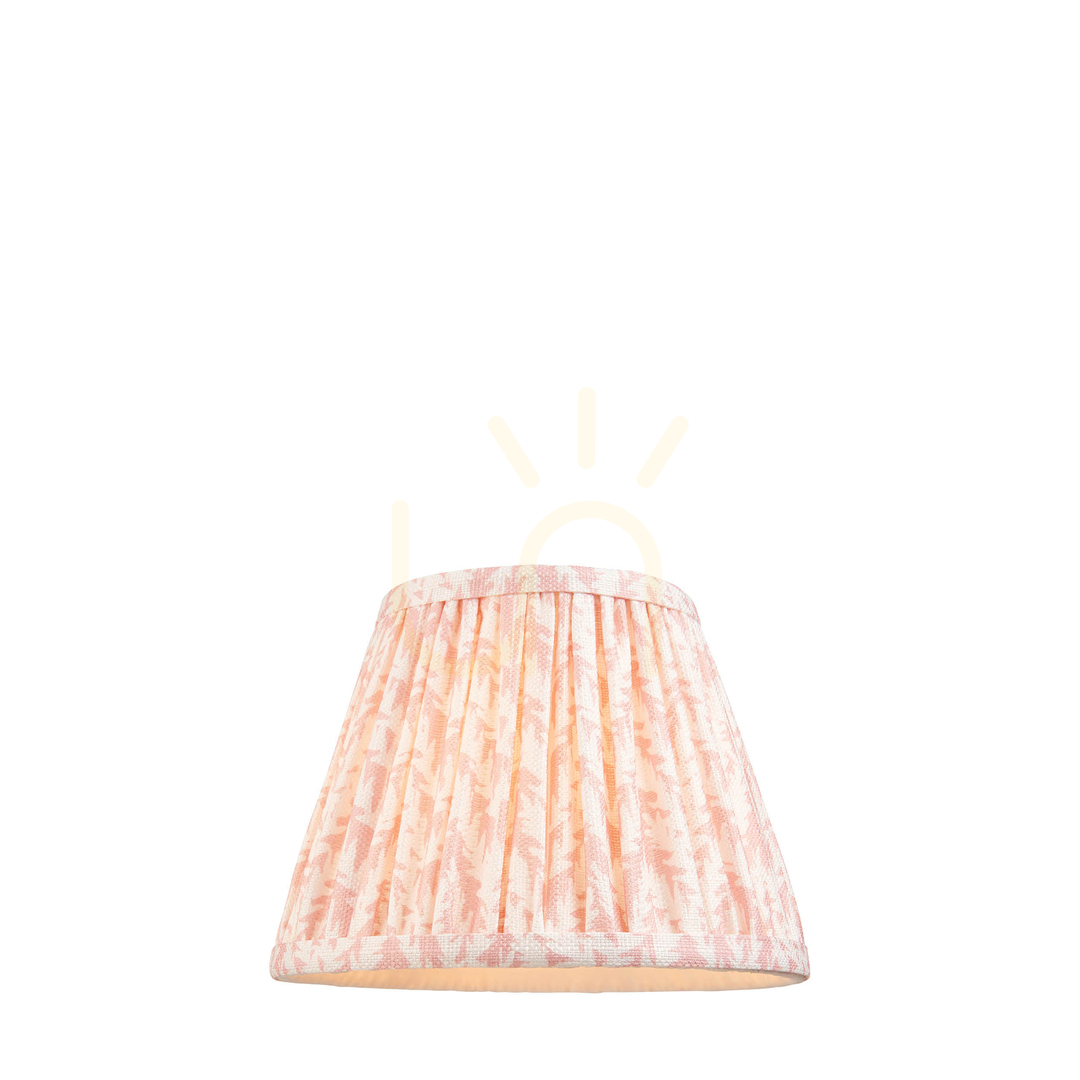 Lampshade Endon Leaf Orange Fabric 20 cm Peachy Keen