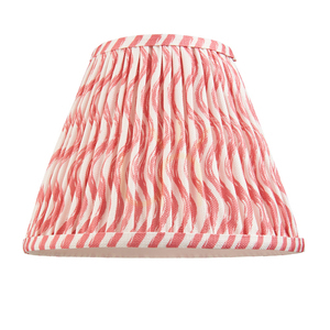 Lampenschirm Endon Ripple Rosa Koralle Stoff E27 25 cm small 4