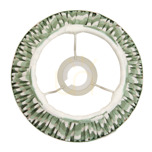 Prüfen Endon Zigzag Lampenschirm 20 cm Cotswold Green