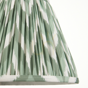 Lampenschirm Endon Aspen Grün Stoff E27 25 cm 18,5 cm small 2