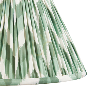 Lampenschirm Endon Zigzag Cotswold Green Stoff 30 cm E27 small 2