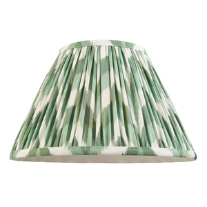 Lampenschirm Endon Zigzag Cotswold Green Stoff 30 cm E27 small 4