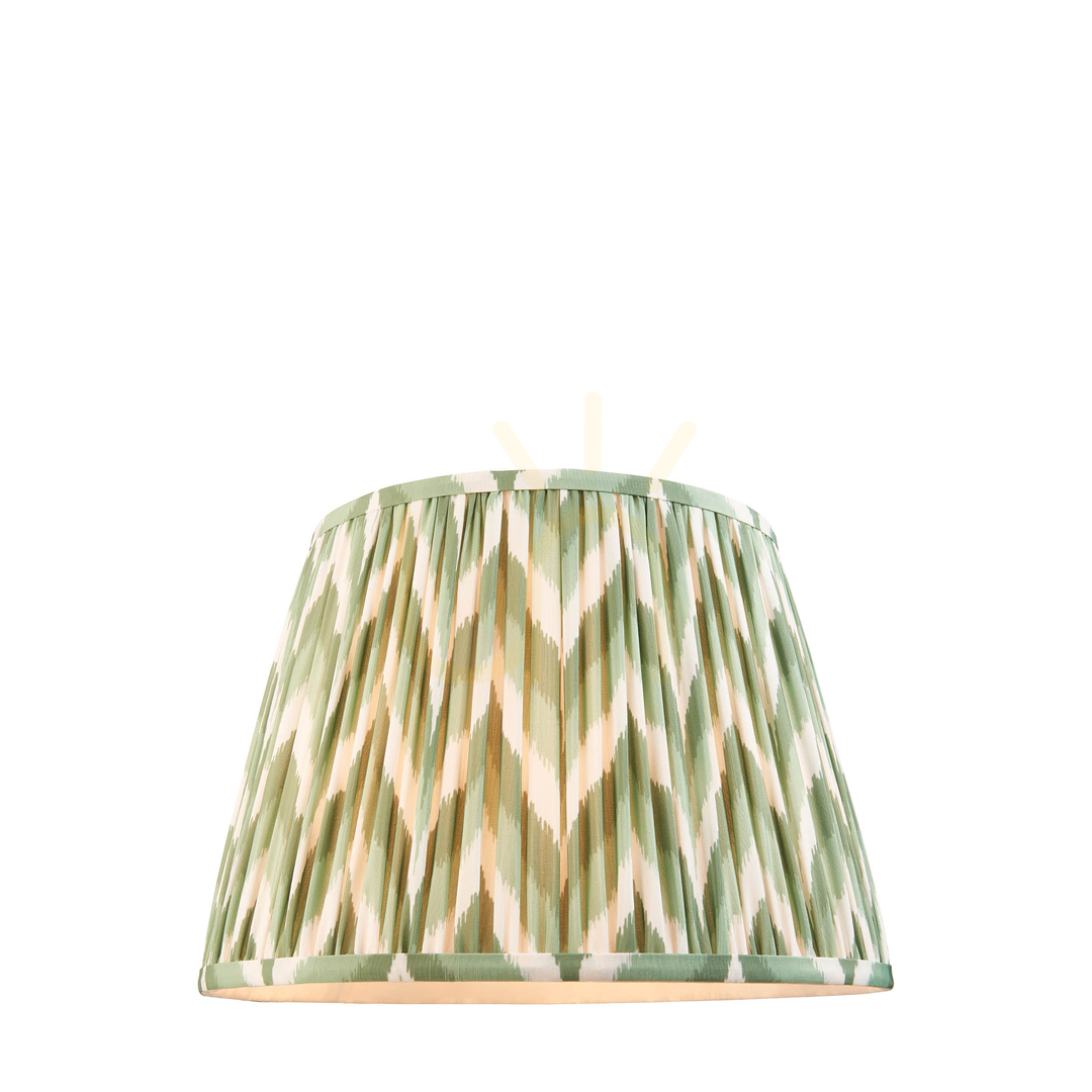 Zigzag Green Endon lampskärm