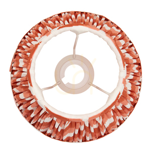 Lampenschirm Endon Zickzack Orange Stoff 20 cm Apricot small 3
