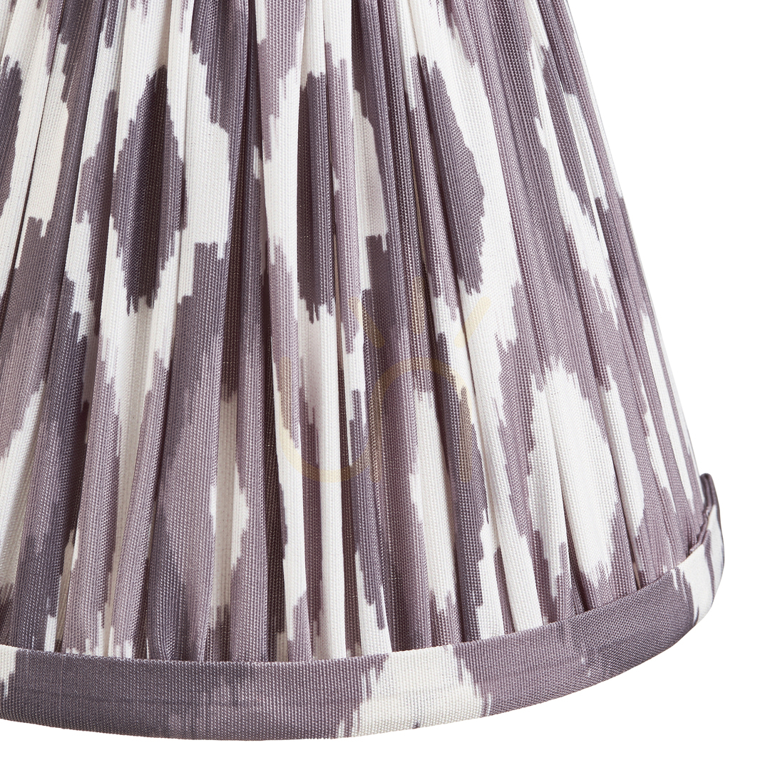 Vorschau Lampenschirm Endon Ikat Grau Perlgrau Stoff 16 cm E14 Lampenschirm Endon Ikat Grau Perlgrau Stoff 16 cm E14
