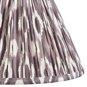 Lampenschirm Endon Ikat Perlgrau Stoff E27 30 cm small 2