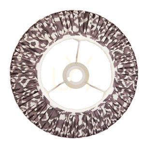 Lampenschirm Endon Ikat Perlgrau Stoff E27 30 cm small 3