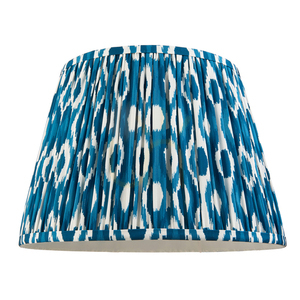 Lampenschirm Endon Ikat 113092, Blau, 35 cm, E27/B22 small 4