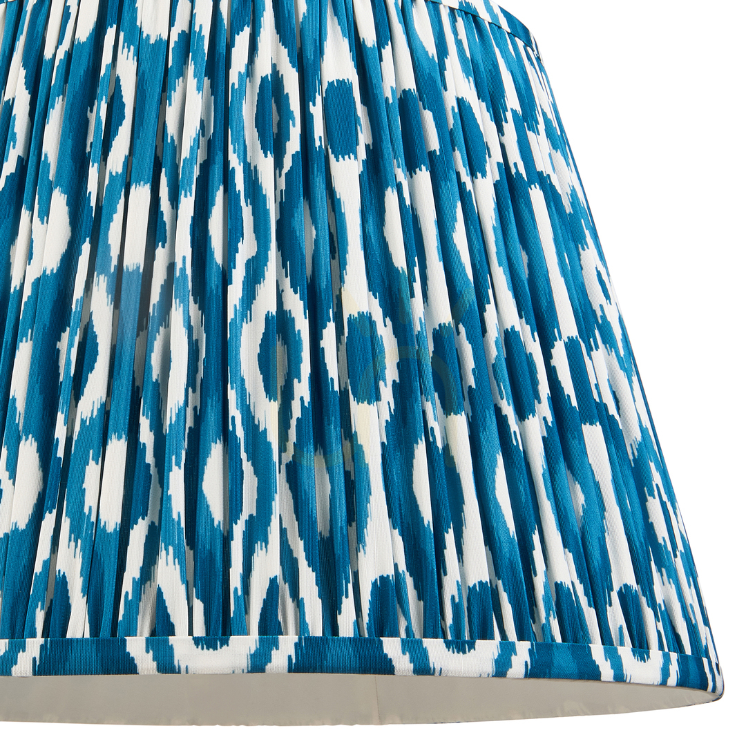 Vorschau Lampenschirm Endon Ikat Blau Stoff E27 40 cm Lampenschirm Endon Ikat Blau Stoff E27 40 cm