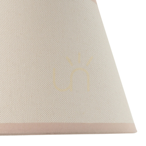 Lampenschirm Endon Efeu Weiß Stoff Altweiß 20 cm E14 small 2