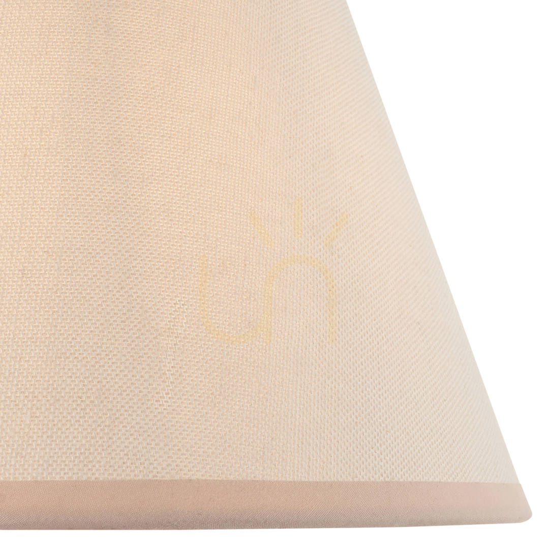Aussicht Lampenschirm Endon Efeu Weiß Stoff Altweiß E27 25 cm 18,5 cm Lampenschirm Endon Efeu Weiß Stoff Altweiß E27 25 cm 18,5 cm