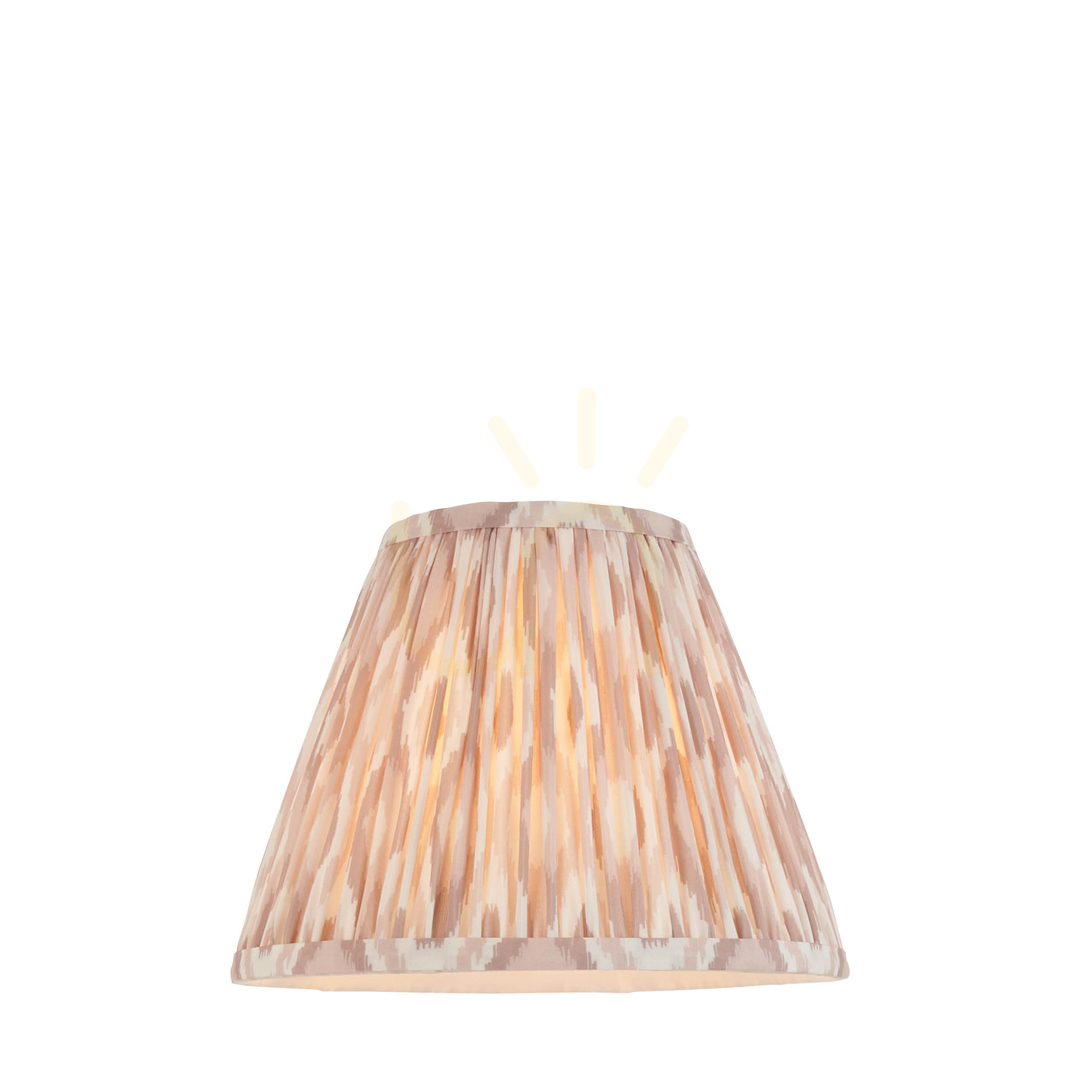 Endon bézs szövet lámpaernyő 25 cm E27 Ikat