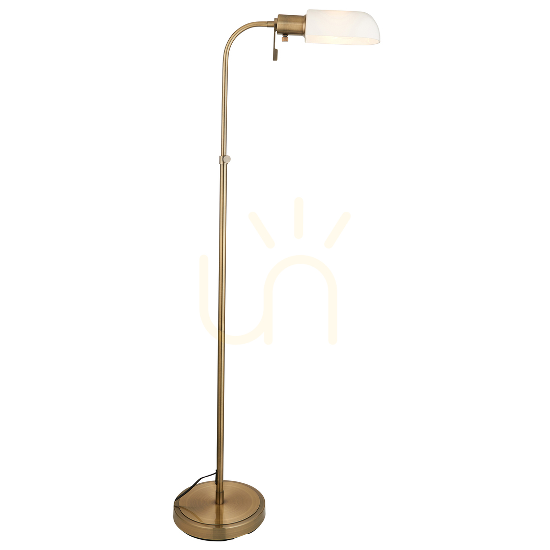 Standing Lamp Endon Pharmacy Brass Steel Glass E27