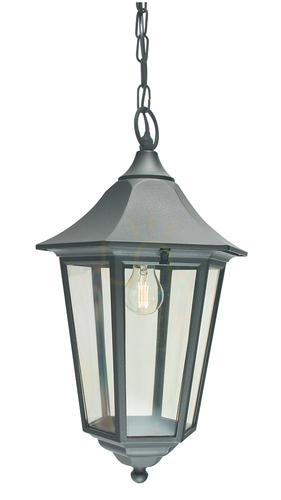 Prüfen MODENA NORLYS 381A/BL Schwarz E27 Norlys Pendelleuchte für draußen.