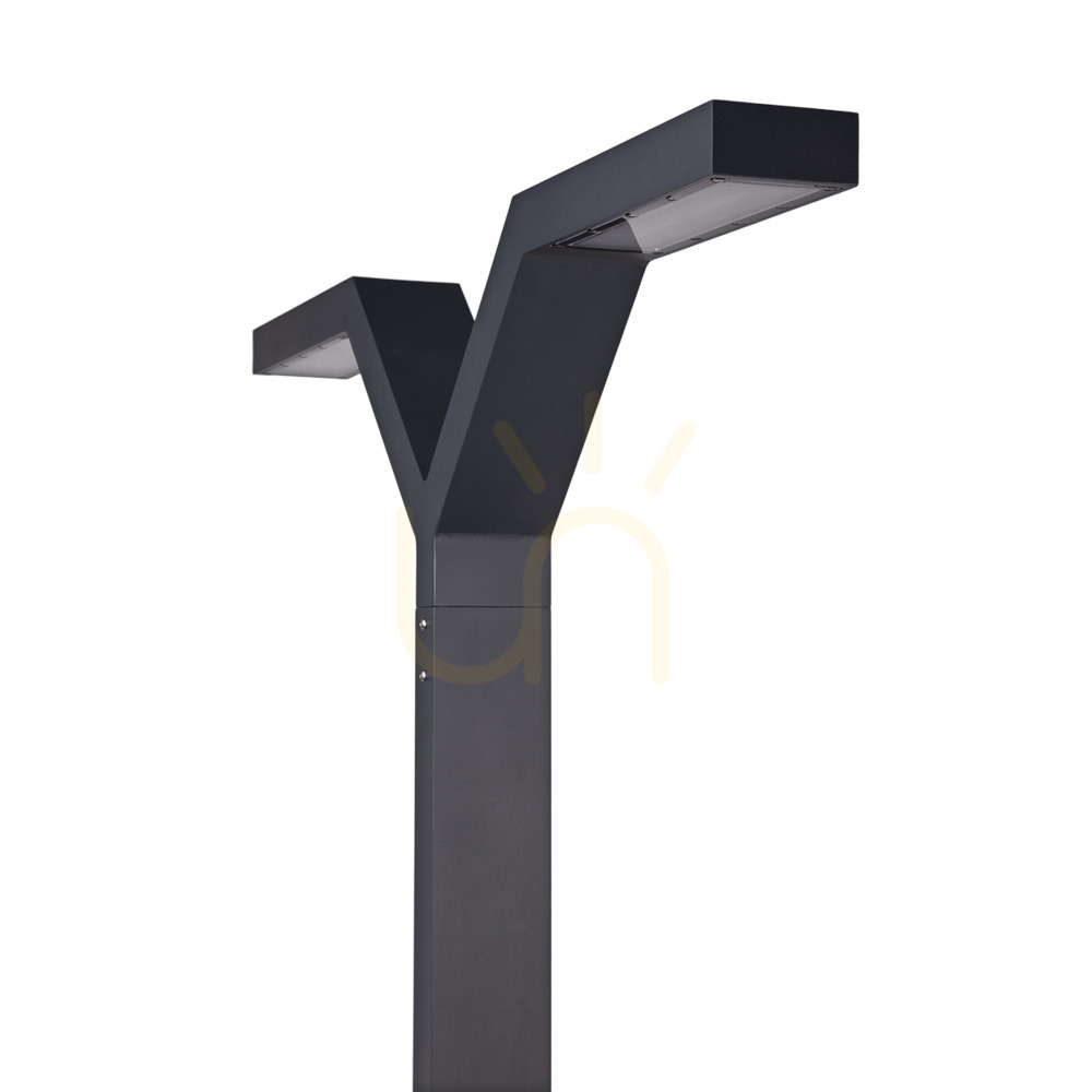 Lighting Pole TRYSIL 1015GR Graphite RAL 7016 LED 40W 4000K DALI2 300 cm Norlys