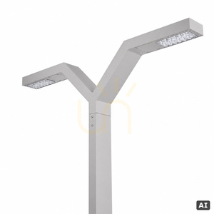 Lichtmast Trysil 1023AL Hellgrau RAL 9006 LED 4000K DALI2 300 cm NORLYS small 1