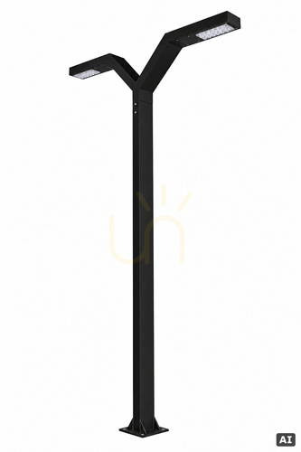 Prüfen Lichtmast Trysil 1023BL Schwarz LED 4000K DALI2 300 cm NORLYS