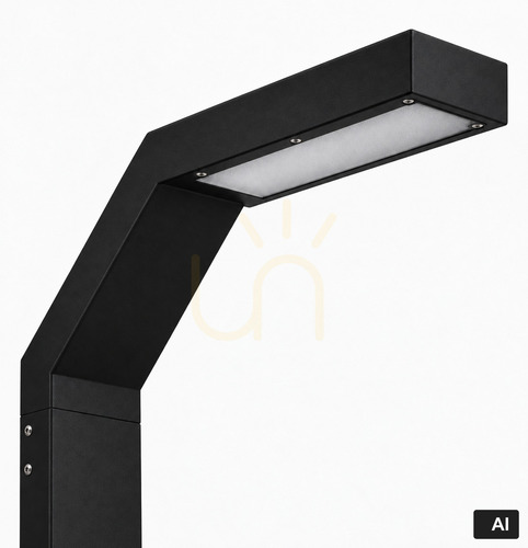 Prüfen Außenmastleuchte Norlys Trysil 1060BL LED 3000 K Schwarz