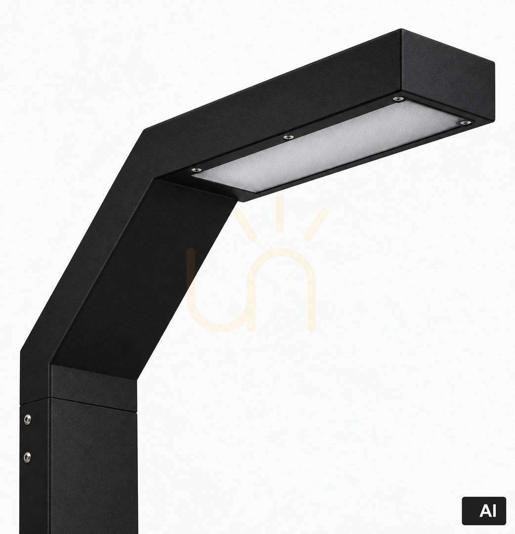 Norlys Trysil 1060BL LED 3000 K black outdoor pole light