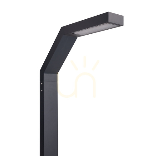 Prüfen LED-Lichtmast Trysil 1073GR 3,5 m, einarmig, Graphit, dimmbar NORLYS