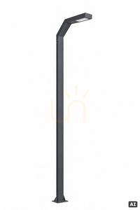 Lichtmast Trysil 1079GR Graphit LED 4000K DALI2 350 cm NORLYS small 0