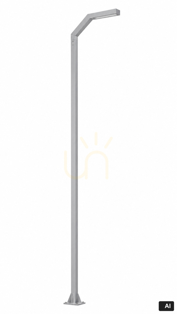 TRYSIL 1087AL Norlys pole luminaire aluminium LED 20 W 4000 K DALI-2 IP65 400 cm