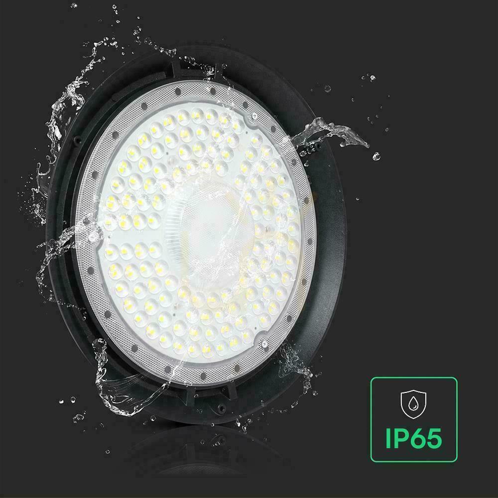 Aussicht V-TAC 200W LED UFO hohe Bucht IP65 ALU Leuchte 135Lm/W VT-92201-N 6500K 27000lm 5 Jahre Garantie V-TAC 200W LED UFO hohe Bucht IP65 ALU Leuchte 135Lm/W VT-92201-N 6500K 27000lm 5 Jahre Garantie