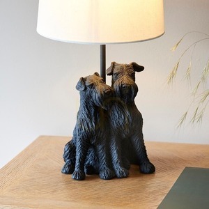 Tischlampe Westie Beige Endon E14 43 cm Stoff Natur 1-flammig small 5