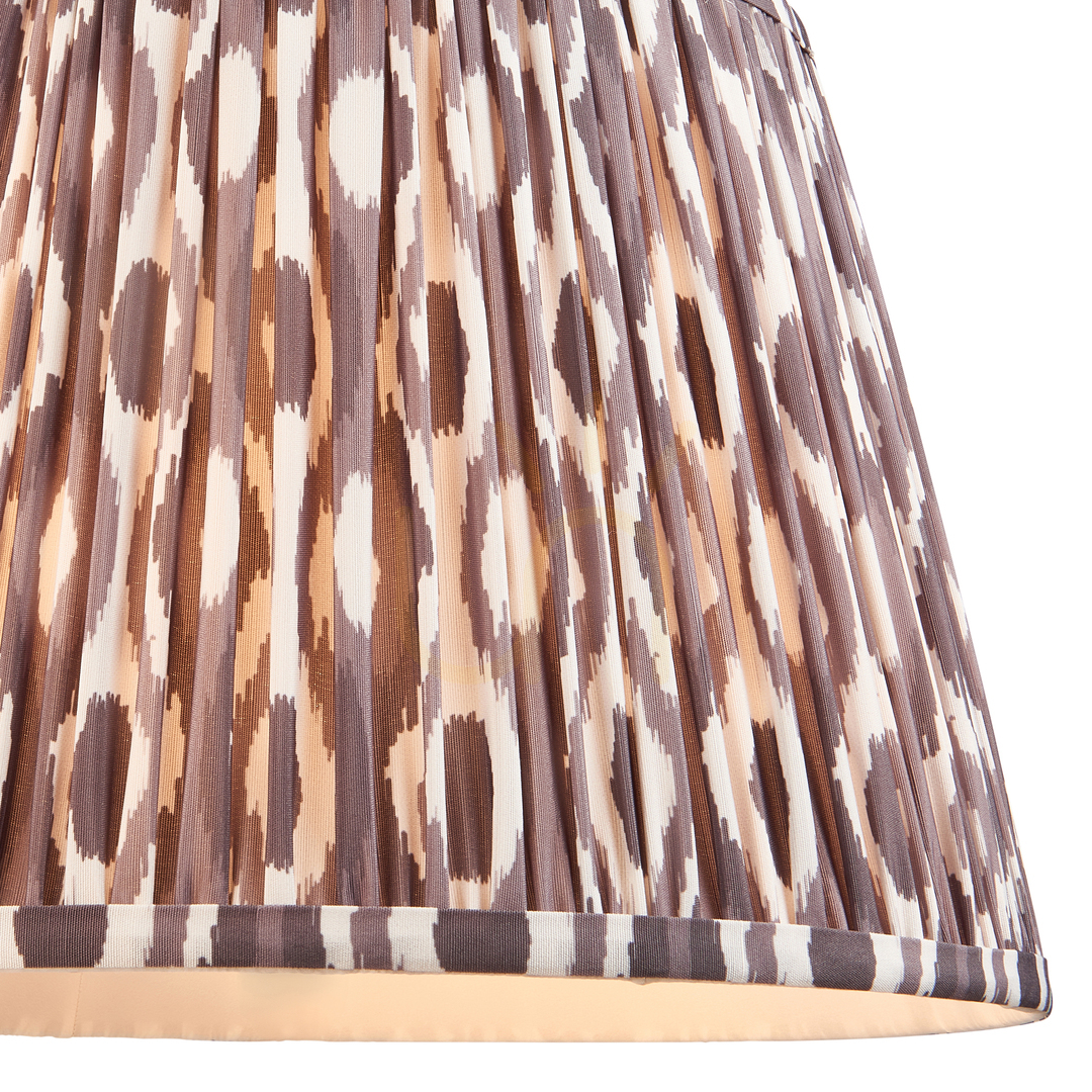 Aussicht Lampenschirm Endon Ikat Grau Perlgrau Stoff 35 cm E27 Lampenschirm Endon Ikat Grau Perlgrau Stoff 35 cm E27