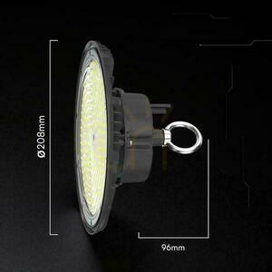 V-TAC LED UFO hohe Bucht IP65 ALU Leuchte 155Lm/W 100W VT-91102 6500K 15500lm 5 Jahre Garantie small 2