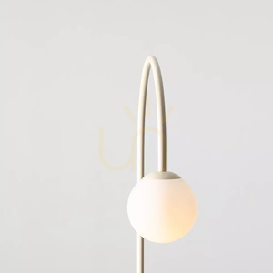 Aldex Una Cream Stehlampe, cremefarben, 157 cm, 1116A9 small 2