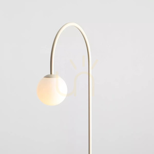 Aldex Una Cream Stehlampe, cremefarben, 157 cm, 1116A9 small 3