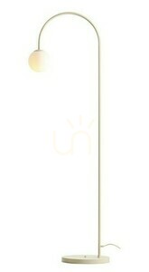 Aldex Una Cream Stehlampe, cremefarben, 157 cm, 1116A9 small 0