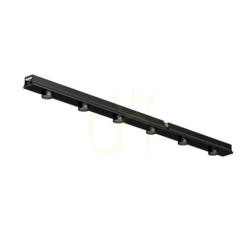 Prüfen Magnetische Ultra Slim DOT Leuchte 6W 3000k Schwarz ZAMBELIS