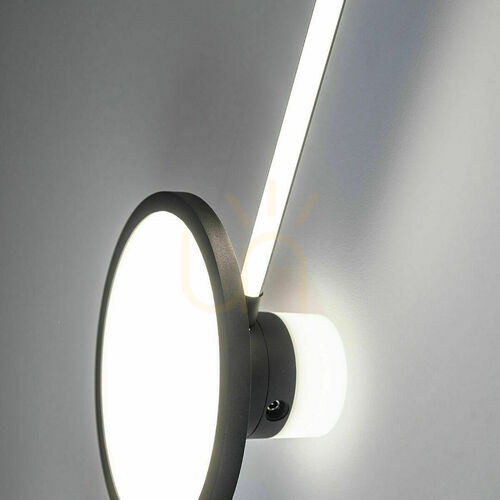 Prüfen LED Lampe Schwarz 27cm LED 3000k 4W 24V ZAMBELIS