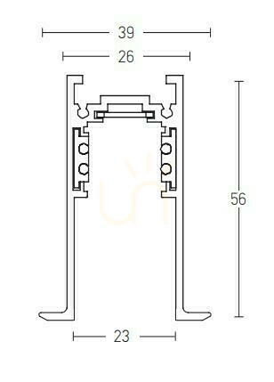Prüfen Magnetische Einbaustrecke 3M Schwarz ZAMBELIS Magnetische Einbaustrecke 3M Schwarz ZAMBELIS