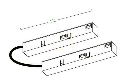 Prüfen Adapter L Stecker 354*18*17mm ZAMBELIS
