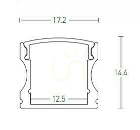 Aussicht Aluminiumprofil 2M + 2M Opal PC-Abdeckung ZAMBELIS Aluminiumprofil 2M + 2M Opal PC-Abdeckung ZAMBELIS