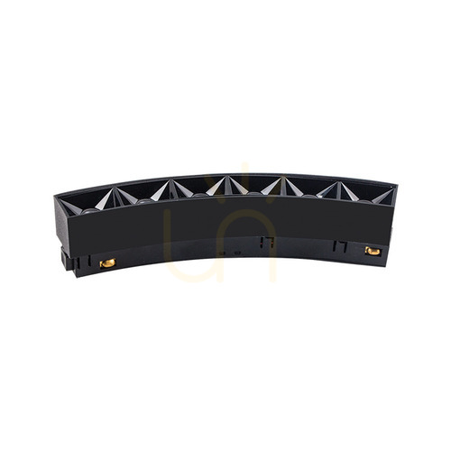 Prüfen 48V Magnetschienen-LED-Leuchte Zambelis 22099 gebogen 8W 3000K schwarz