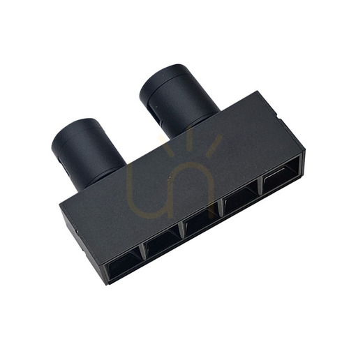 Prüfen LED-Rasterleuchte 23183 für flexibles 24-V-Schienensystem, Sand-Schwarz, 10 W, 3000 K – Zambelis